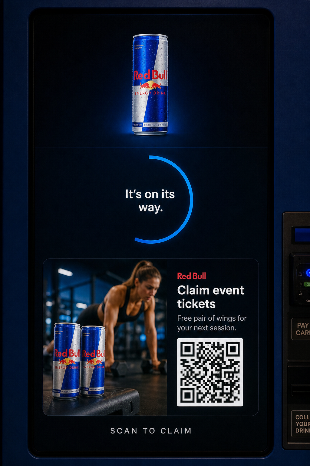 Red Bull gift with purchase